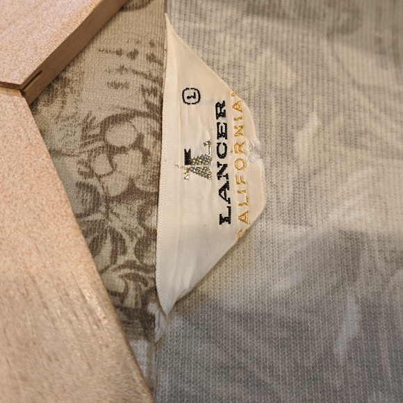 Vintage Lancer California italian patterned button front shirt - Picture 3 of 7